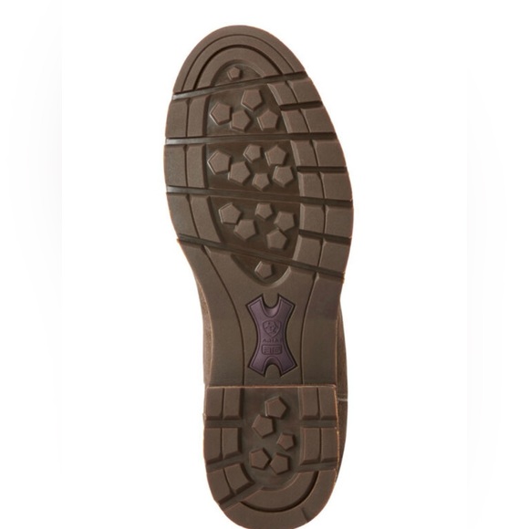 NWOT- New Ariat Stoneleigh waterproof brown suede zip boot - Picture 12 of 13